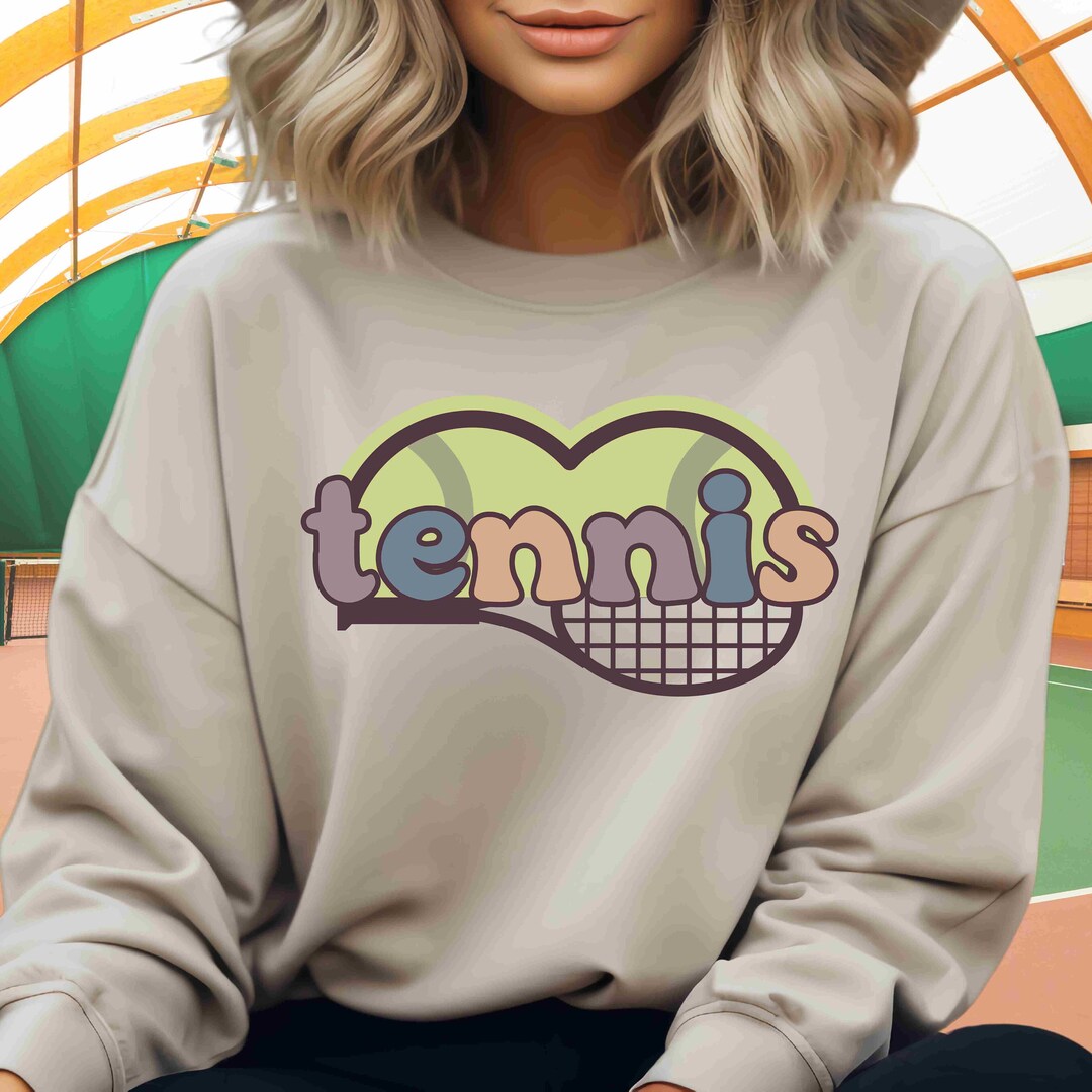 Tennis Sweatshirt, Tennis Mom, Tennis Club Sweatshirt, Tennis Gift for