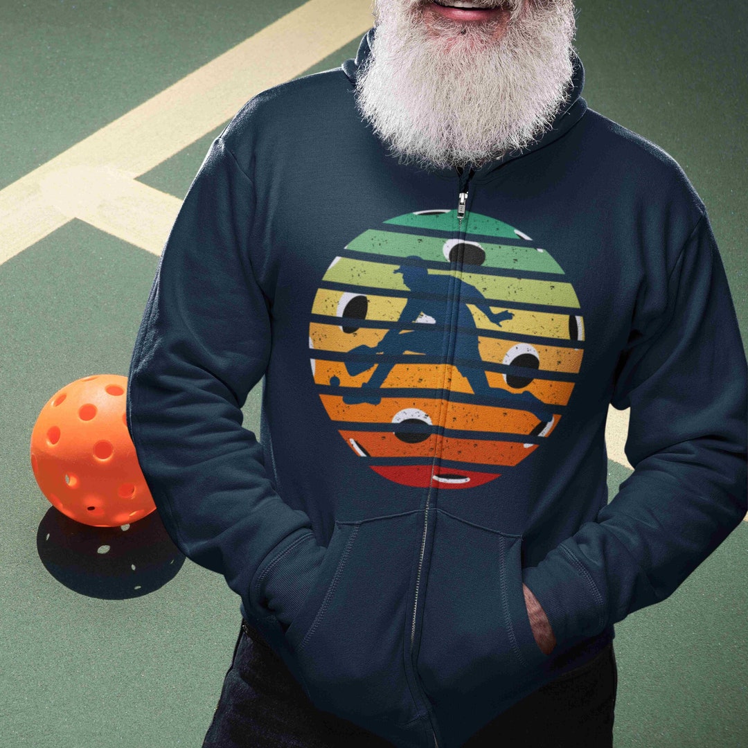 Pickleball Zip up Hoodie Pickleball Sweatshirt Pickleball Etsy