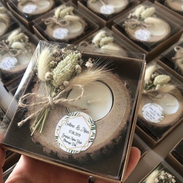 Candle Favor Tags Etsy Canada