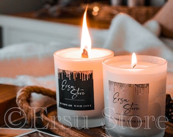 Candle In Jars Set  |Woodwick Candle Set  | Decorative Candle Set | Candles in Jars | Bridal Shower Gift | Home Decor | Gift Candle Set