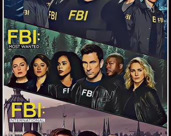 FBI Tv Series Fbi Most Wanted Fbi International Pop Art Funky