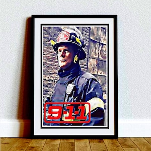 911 emergency cast 9-1-1 Pop Art Funky Style - Athena Bobby Buck, Wall decor, Valentines gift for Him or Her, Birthday Gift, Wall Art, Gifts