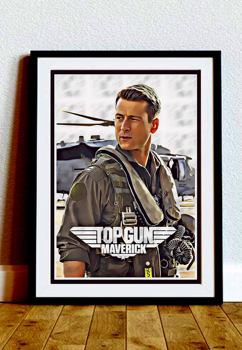 Tom Cruise Top Gun Maverick Poster Miles Teller Poster Glen Etsy