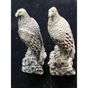 Vintage 1980&#39;s Eagle Pewter Mini Figurine