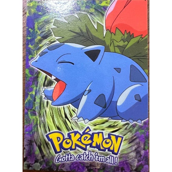 1999 pokemon movie cards Vintage Topps the First Stage 2 (4 Cards) Included in an acrylic case for lasting preservation and featuring a striking image of the captivating character 1999 Topps Pokemon the First