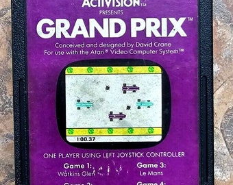 Jeu Vidéo Grand Prix - Atari 2600 (Activision) - Version PAL - État Bon, Complet