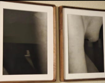 DAVID LYNCH: photo two walnut frames each 11X14&quot;