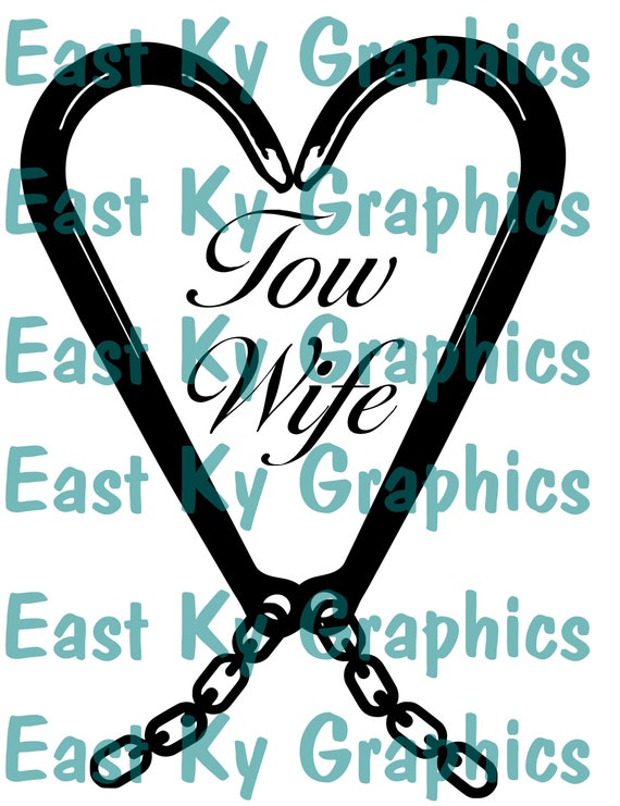 Tow Wife J Hook Png File Download Towing Truck Wrecker Etsy