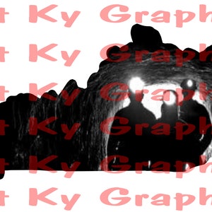 Kentucky coal miner underground png sublimation