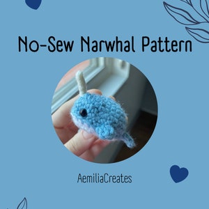 No Sew Narwhal Pattern