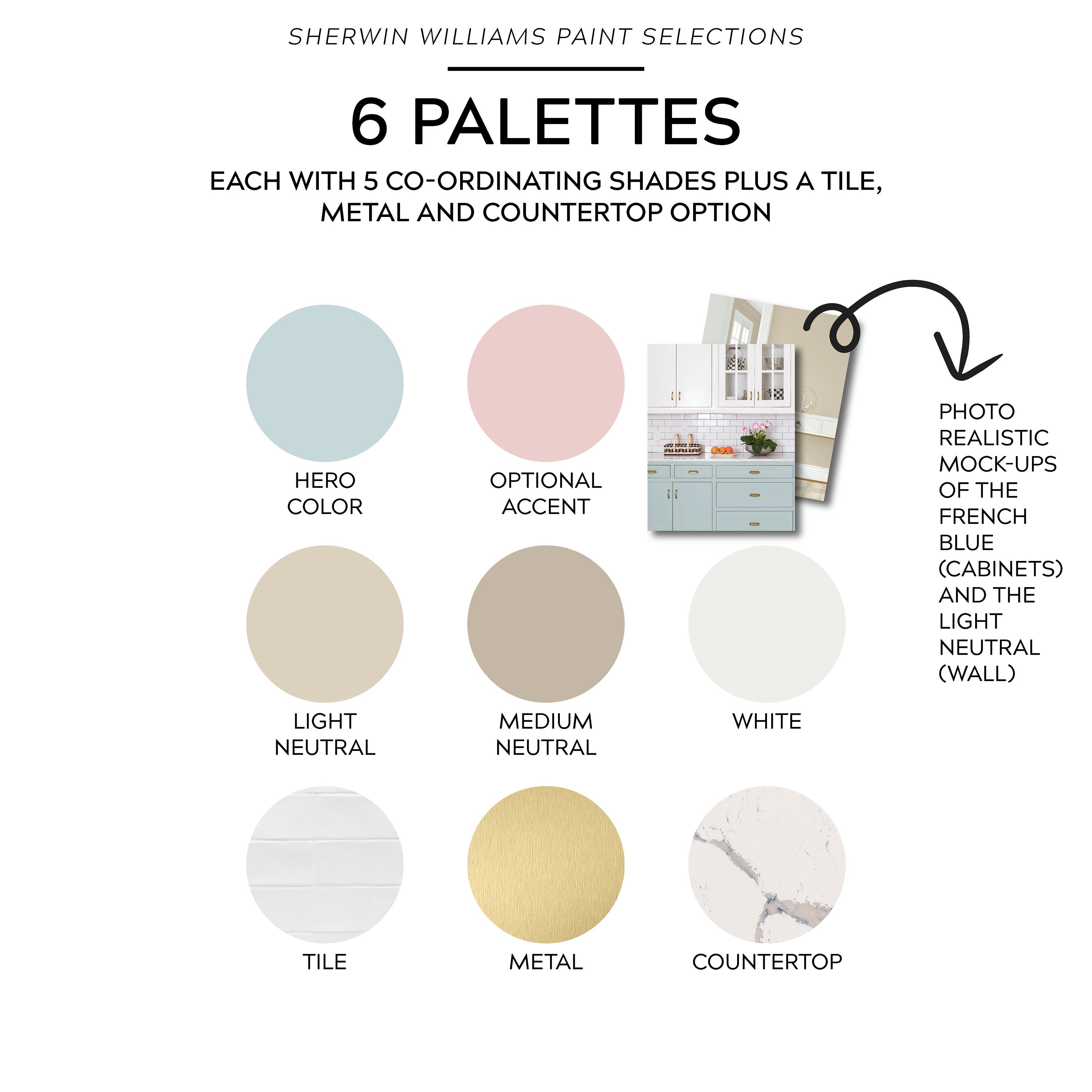 Sherwin Williams POWDER BLUE Paint Color Palette for Home Etsy Sweden