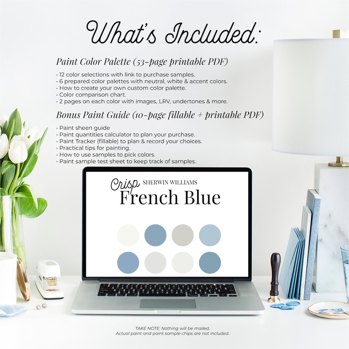 CRISP FRENCH BLUE Paint Color. Sherwin Williams. Includes Etsy