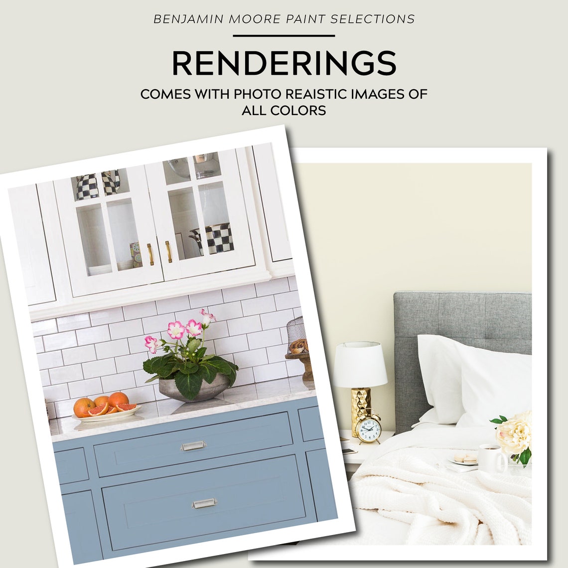 Benjamin Moore FRENCH BLUE Paint Color Palette for Home Etsy