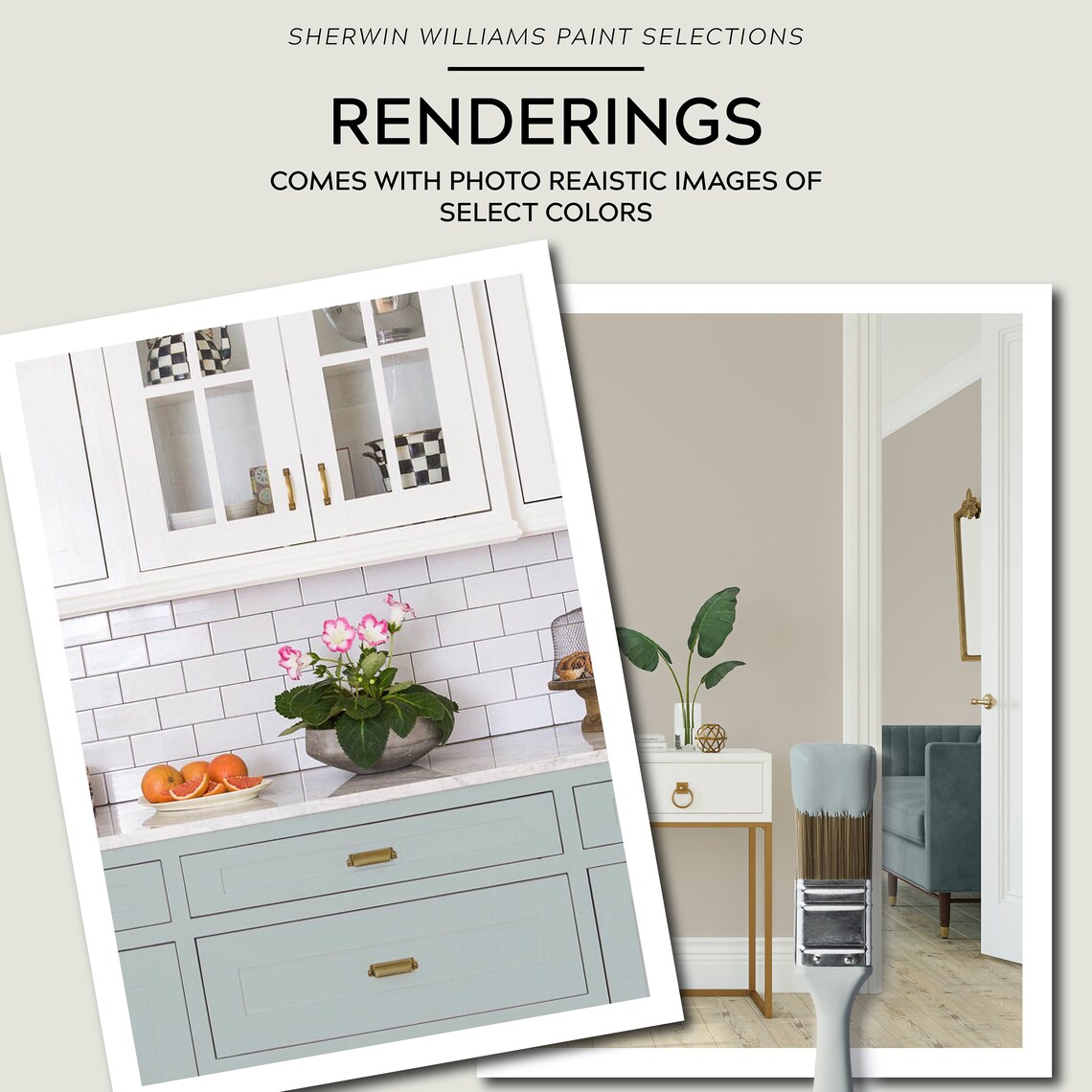 Sherwin Williams POWDER BLUE Paint Color Palette for Home Etsy Sweden