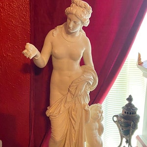 Venus(Aphrodite), Goddess of Love and Beauty with Cupid