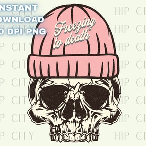 Freezing to Death PNG, Freezing Skeleton PNG, Commercial Use Design, Literally Freezing PNG, Always Cold png for Sublimation, Skellies png
