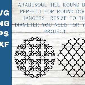 Arabesque Tile SVG, Arabesque Ornament SVG, Arabesque Template, Tile SVG, Tile Pattern svg, Tile for Cricut, Arabesque Tile svg Bundle