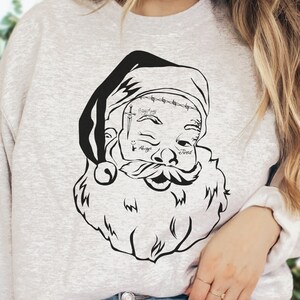 Santa Malone PNG, Posty Claus PNG, Snow Malone, File di sublimazione natalizia, Clipart vacanze divertenti, Clausola Posty, Brutto maglione di Natale Svg