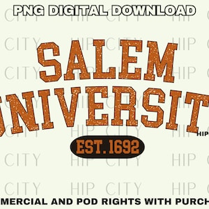 Salem PNG Salem University PNG Salem Witch Trials PNG Salem Shirt Design Spooky Season Png Halloween Png for Shirts Halloween Png Bundle