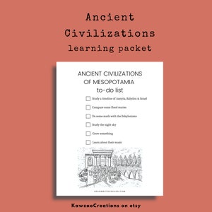 Ancient Civilizations of Ancient Mesopotamia Learning Packet