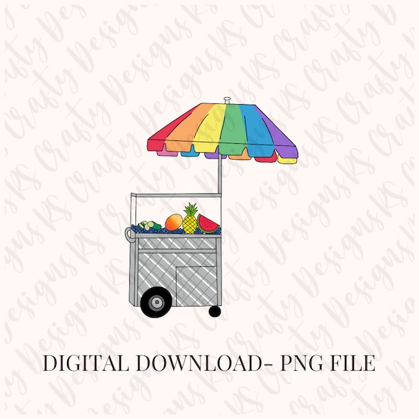 Carrito de Fruta PNG