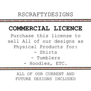 Commercial Licence - All Designs