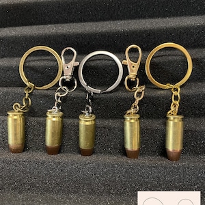 Real 9mm Ammo Keychains
