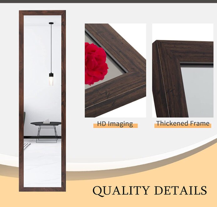 48x12 Vintage Full Length Mirror Rustic Full Etsy