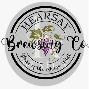 Hearsay Home of the Mega Pint PNG