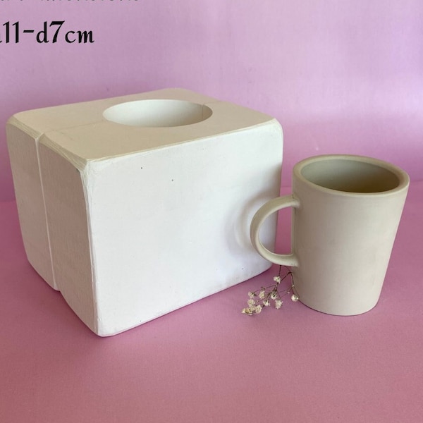 handle mold set,slip casting mold ceramics,craft kit,plaster mug,ceramic casting,handmade mold,cement plaster mould,,concrete mold, gift