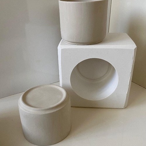 Plaster Cup Mold for Slip Casting Plaster Ceramic Molds Etsy