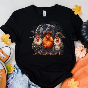 Halloween Chicken Shirt, Haunted House Chickens Shirt, Funny Chicken Ghost tee,Farm Halloween Shirt,Chicken Lover Shirt