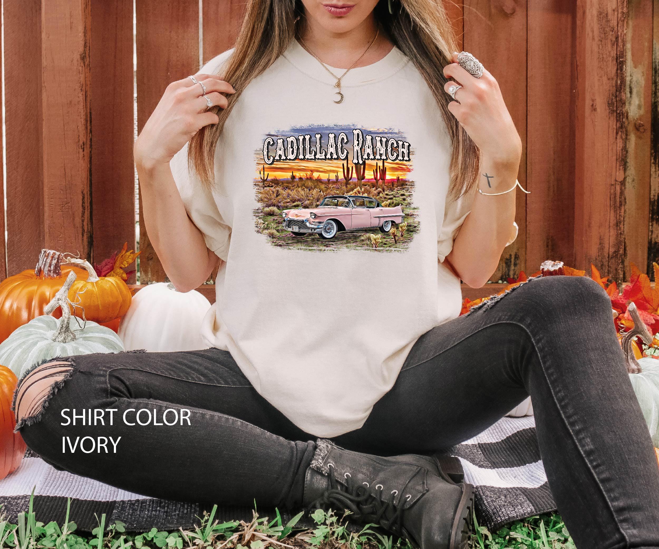 Cadillac Ranch T Shirt - Etsy