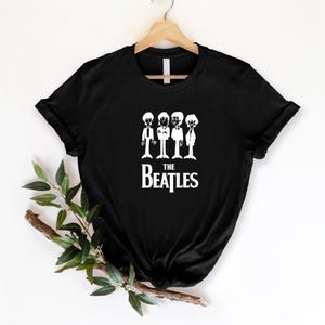Camiseta de los amantes de la música de los Beatles, camiseta de rock and roll, camiseta de la banda, regalo de los Beatles, camiseta de los Beatles para niños, camiseta de música
