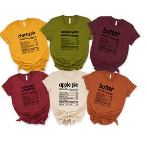 Butter Nutrition Facts Funny Thanksgiving Christmas Food T-Shirt Butter Nutrition Facts Funny Thanksgiving Christmas Food T-Shirt
