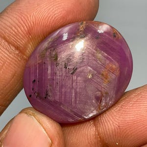 Red Ruby Cabochon: Handmade Gemstone, 57 Carat (25x21 mm)