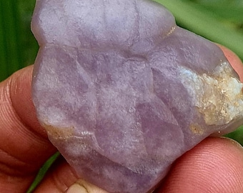 Natural Purple Chalcedony Specimen: Rare Crystal Healing Stone