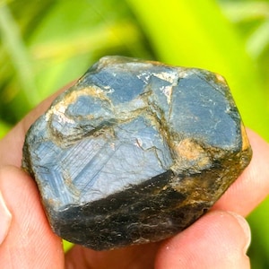 Natural Blue Sapphire Raw Chunk: September Birthstone, 723 Carat