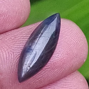 Natural Blue Sapphire Cabochon | Blue Sapphire Cabochon Marquis | Rare Cabochon Blue Sapphire | For Jewelry Size 20x7 mm | Carat 6