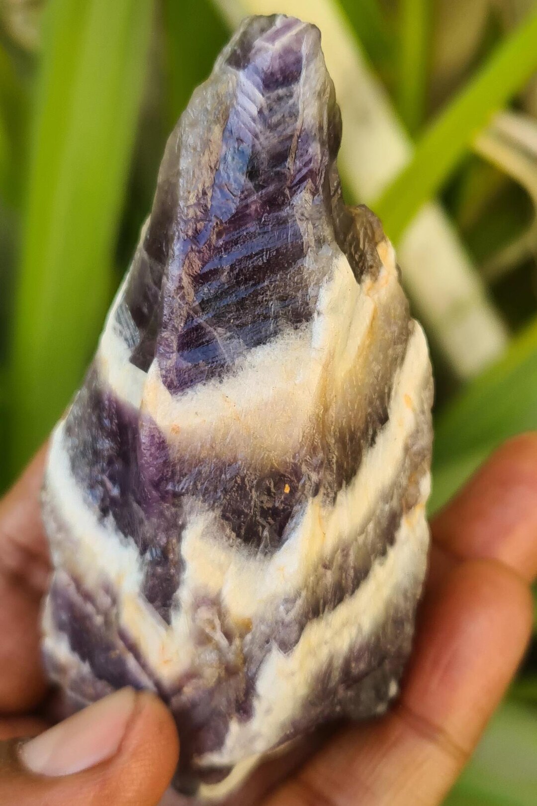Natural Lace Amethyst: Rare Uncut Rough Gemstone (88x40x30 MM) - Etsy