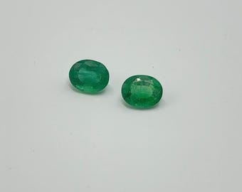 Natural Zambian Emerald Cut Stone: 8x6x4 mm Loose Gemstone