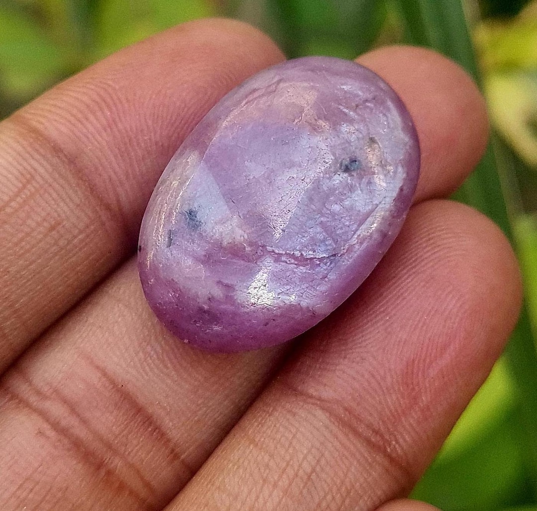 Rubi Da Rosa Corindón rubí rosa natural: piedra preciosa ovalada de 57 quilates (28 ...