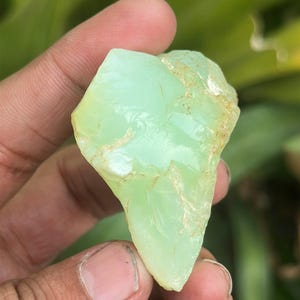 Natural Chrysoprase,Chrysoprase Gemstone Chunk, Chrysoprase Smooth Crystals Chrysoprase Raw Rough |