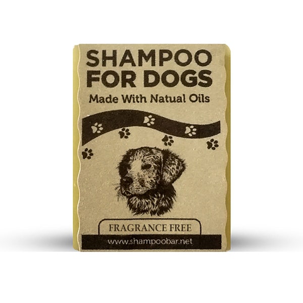 Fragrance Free Dog Shampoo Natural Alternative Pet Soap, Best Shampoo for Dogs No Scents Added - Paraben Free / Healthy Dog Natural Shampoo