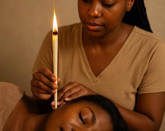 Ear Candling session