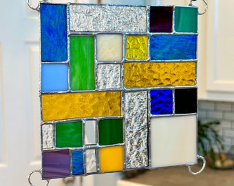 Quadratischer Mosaik Sonnenfänger,