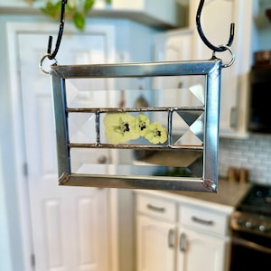 Yellow flower suncatcher