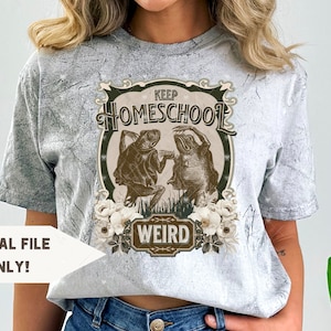 Keep homeschool weird png sublimation design Homeschool mama shirt PNG designs Homeschool mom Instant download teacher png tshirt dtf design image 4