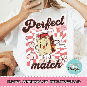 Drôle de Saint-Valentin PNG Correspondance parfaite rétro Saint-Valentin png tshirt sublimation design