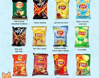 Exotic Lays Chips (Japan, China, Thailand + More)